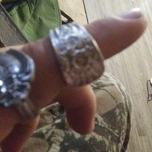 Vintage silver spoon rings